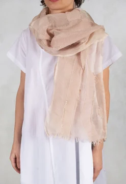 Etnika Scarves^Sequin Scarf in Pink