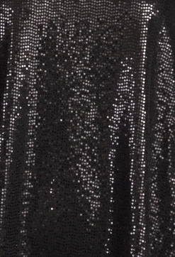 Xenia Design Co-ords & Suits^Sequin Top Shirt Utek in Black