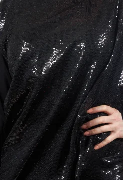 Xenia Design Co-ords & Suits^Sequin Top Shirt Utek in Black