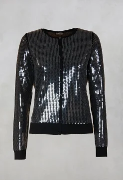 Maliparmi Cardigans^Sequined Cardigan in Black