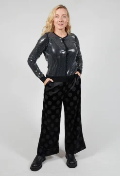 Maliparmi Cardigans^Sequined Cardigan in Black