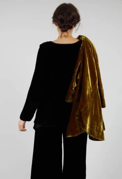 Bianco Levrin Tops^Sevda Top in Black