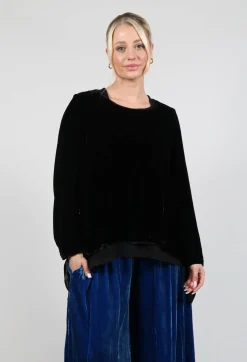Bianco Levrin Tops^Sevda Top in Black