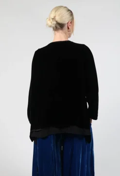 Bianco Levrin Tops^Sevda Top in Black