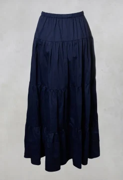 Out of Xile Skirts^Sharm Maxi Gathered Skirt in Navy