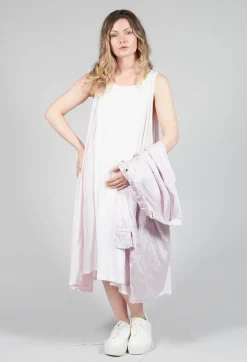 Rundholz Mainline Dresses^Sheer Double Vest Dress in Rose 10% Cloud