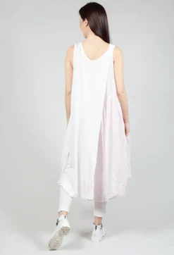 Rundholz Mainline Dresses^Sheer Double Vest Dress in Rose 10% Cloud
