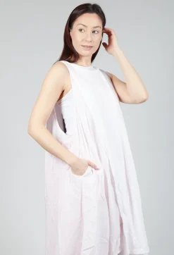 Rundholz Mainline Dresses^Sheer Double Vest Dress in Rose 10% Cloud