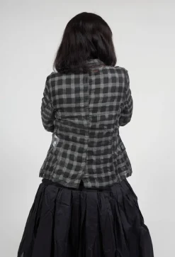 Rundholz Mainline Jackets^Sheer Fitted Jacket in Black Check