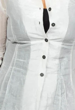 Anett Rostel Jackets^Sheer Jacket in White