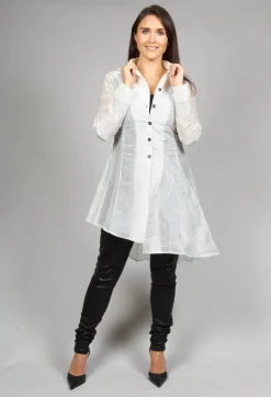 Anett Rostel Jackets^Sheer Jacket in White