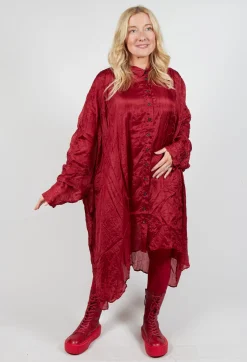 Rundholz Mainline Dresses^Sheer Longline Shirt in Sunset Cloud