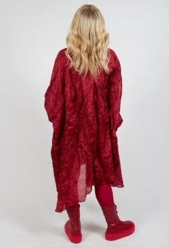 Rundholz Mainline Dresses^Sheer Longline Shirt in Sunset Cloud