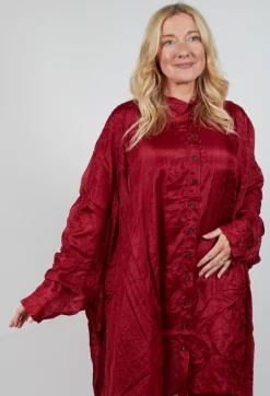 Rundholz Mainline Dresses^Sheer Longline Shirt in Sunset Cloud