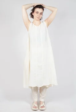 Rundholz Dip Dresses^Sheer Overlay Dress in Greige