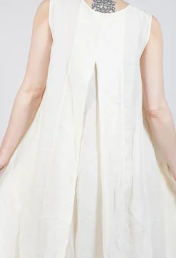 Rundholz Dip Dresses^Sheer Overlay Dress in Greige