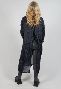 Rundholz Mainline Dresses^Sheer Shirt Dress in Slate Cloud