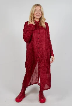 Rundholz Mainline Dresses^Sheer Shirt Dress in Sunset Cloud