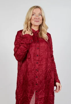 Rundholz Mainline Dresses^Sheer Shirt Dress in Sunset Cloud