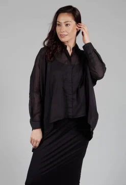 Bread and Butter Shirts & Blouses^Sheer Shirt in Black