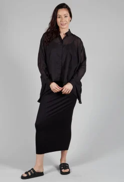Bread and Butter Shirts & Blouses^Sheer Shirt in Black
