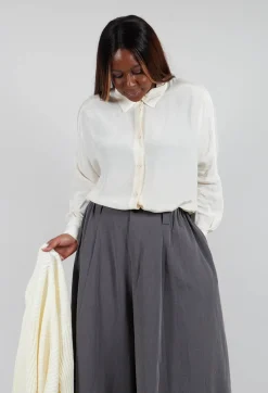 Amici Shirts & Blouses^Sheer Shirt in Cream