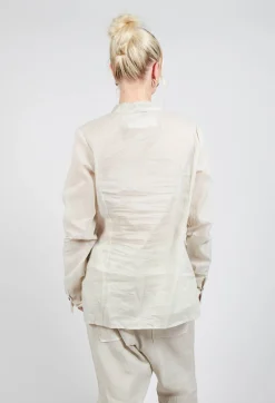Rundholz Dip Shirts & Blouses^Sheer Shirt in Eraser Stiff