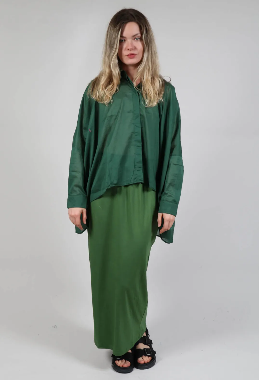 Bread and Butter Shirts & Blouses^Sheer Shirt in Green