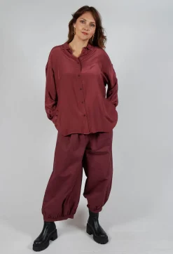 Amici Shirts & Blouses^Sheer Shirt in Intense Rust