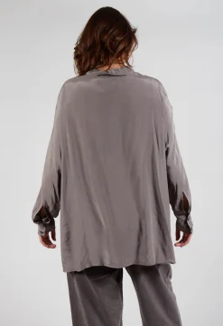 Amici Shirts & Blouses^Sheer Shirt in Iron