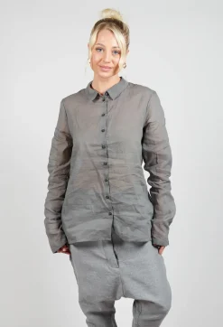 Rundholz Dip Shirts & Blouses^Sheer Shirt in Pencil Cloud Stiff