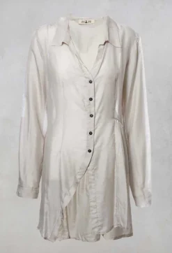 Jayko Shirts & Blouses^Sheer Shirt in White Clay