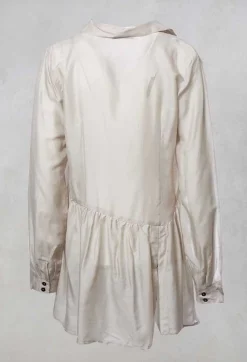 Jayko Shirts & Blouses^Sheer Shirt in White Clay