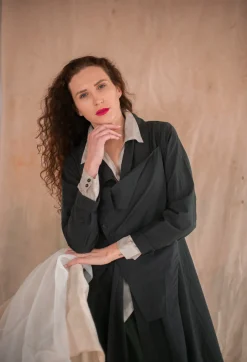 Jayko Shirts & Blouses^Sheer Shirt in White Clay