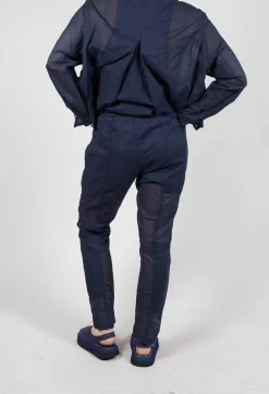 Rundholz Dip Trousers^Sheer Skinny Leg Trousers in Ink Paper