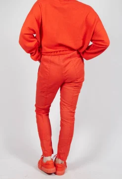 Rundholz Dip Trousers^Sheer Skinny Leg Trousers in Mandarine Paper