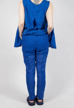 Rundholz Dip Trousers^Sheer Skinny Leg Trousers in Royal Paper
