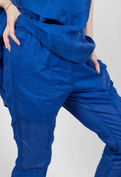 Rundholz Dip Trousers^Sheer Skinny Leg Trousers in Royal Paper