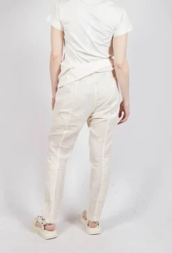 Rundholz Dip Trousers^Sheer Skinny Leg Trousers in Greige Paper