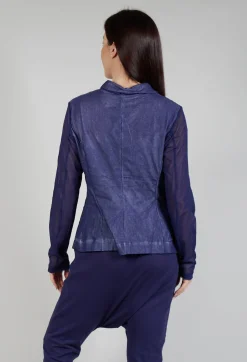 Rundholz Black Label Jackets^Sheer Sleeve Jacket in Azur Print
