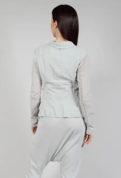 Rundholz Black Label Jackets^Sheer Sleeve Jacket in Grey Grey Print