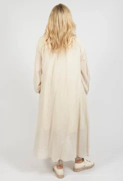 Amici Dresses^Sheer Tunic in Oatmeal