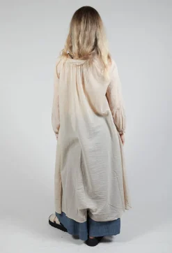Amici Dresses^Sheer Tunic in Oatmeal