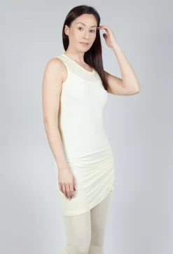 Rundholz Mainline Tops^Sheer Vest in Lilly 50% Cloud