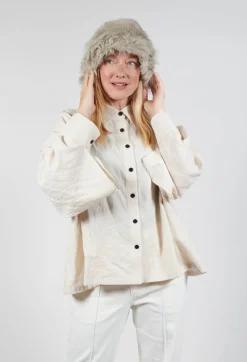 Dom Goor Hats^Sherling Bucket Hat in Sandstone