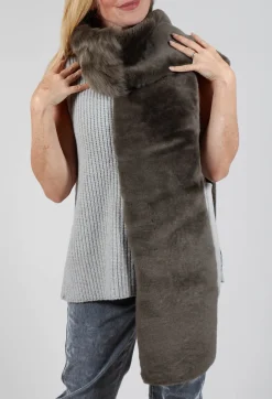Dom Goor Scarves^Sherling Merino Toscana Scarf in Flint