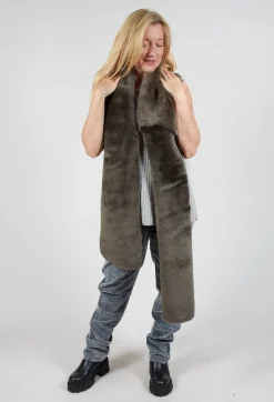Dom Goor Scarves^Sherling Merino Toscana Scarf in Flint