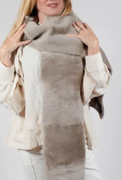 Dom Goor Scarves^Sherling Merino Toscana Scarf in Sandstone