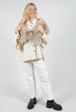 Dom Goor Scarves^Sherling Toscana Scarf in Amber