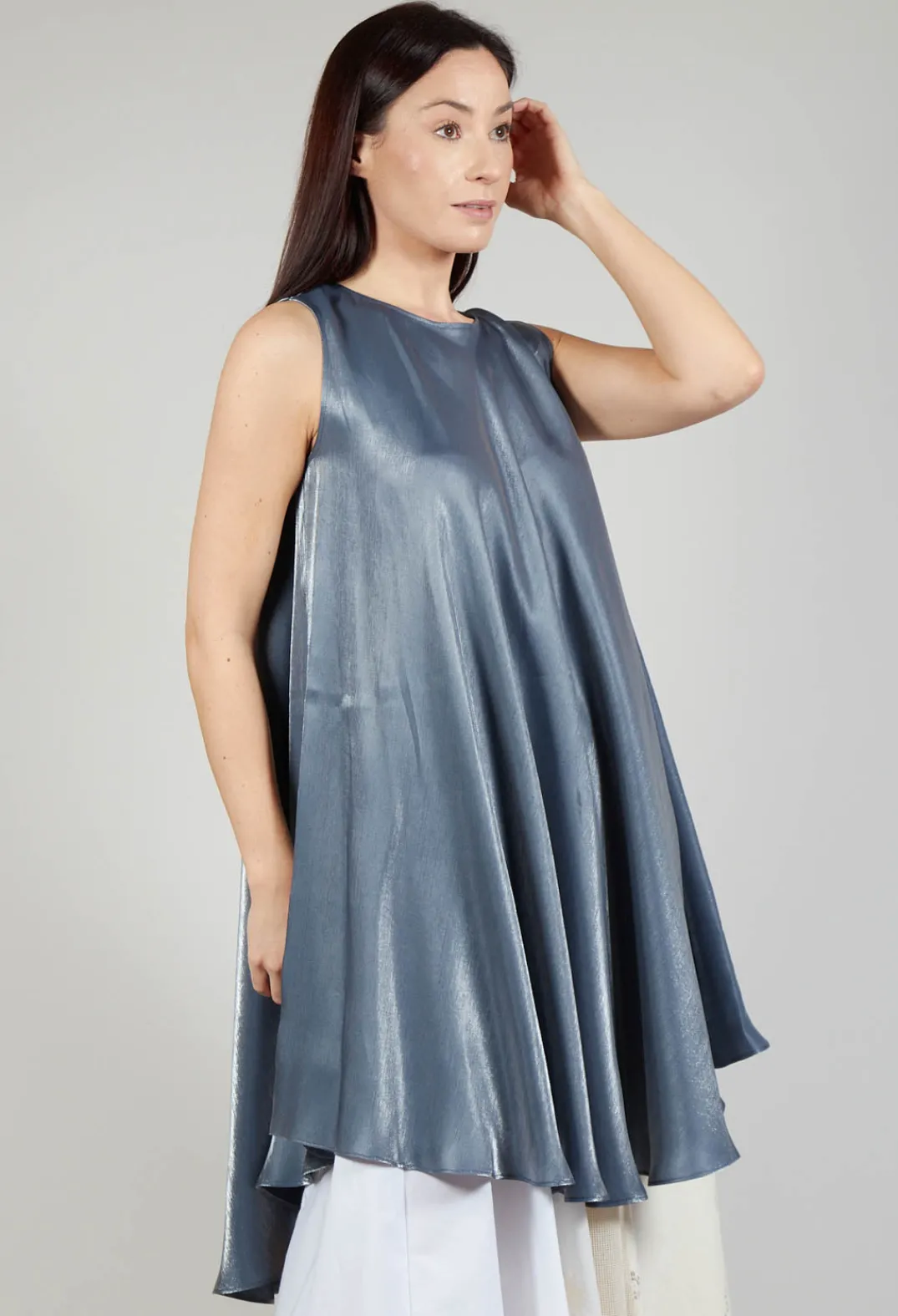 Sfizio Dresses^Shift Dress in Blue